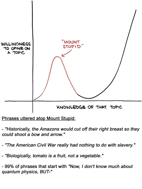 Mount Stupid Graphic